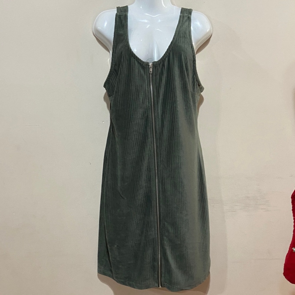No Boundaries Olive Green dress